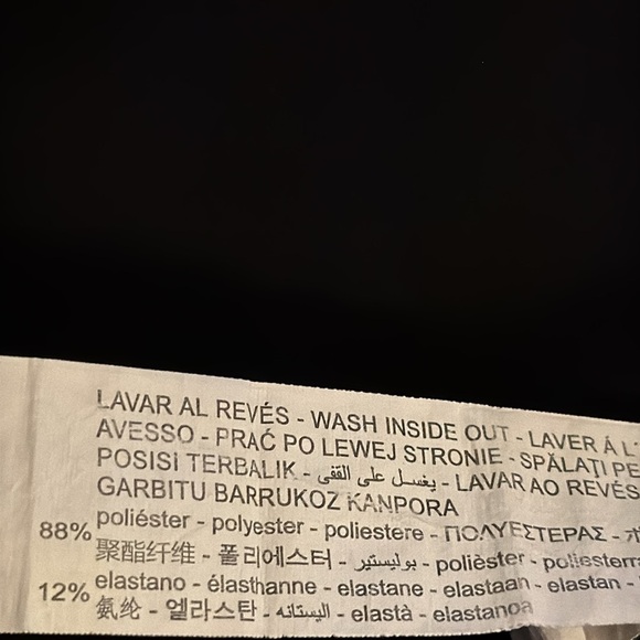 ZARA color block 1/4 front zipper lightweight top jacket hoodie Sz‎ M - Picture 13 of 13